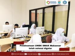 Pelaksanaan UNBK SMAK Makassar telah selesai digelar